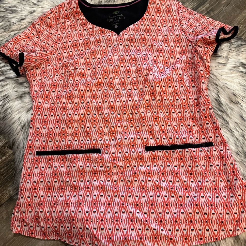 Healing Hands Scrub Top